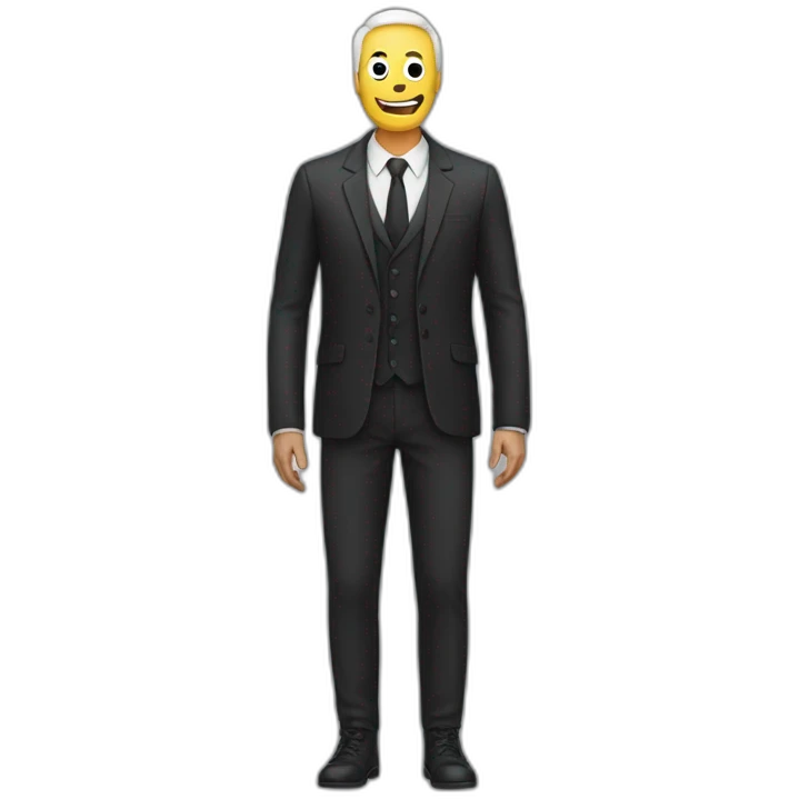 Man with skeleto emoji