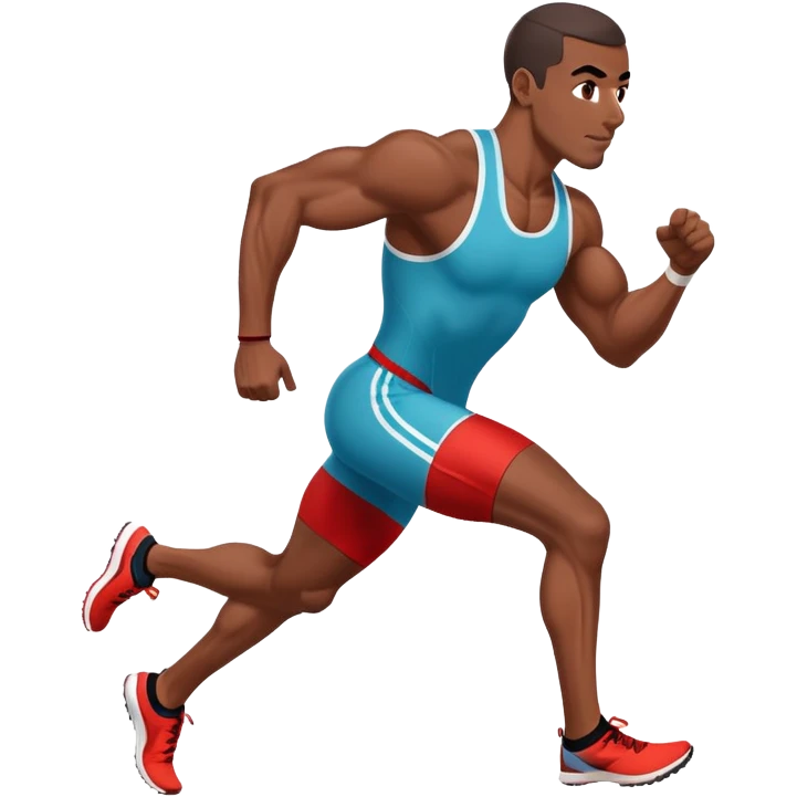 Un athlète marocain qui fais un 100m olympique et qui bat le record du monde emoji