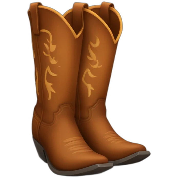 cowboy boots emoji