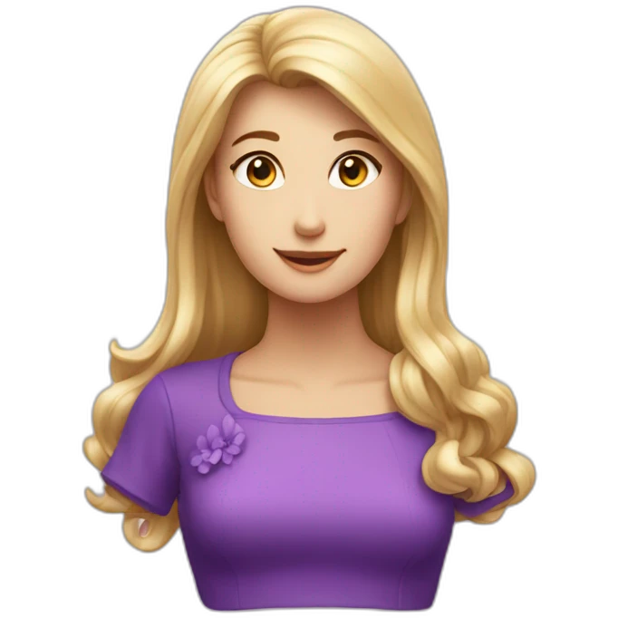 étoile violette emoji