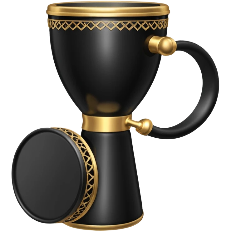 Siyah darbuka emoji