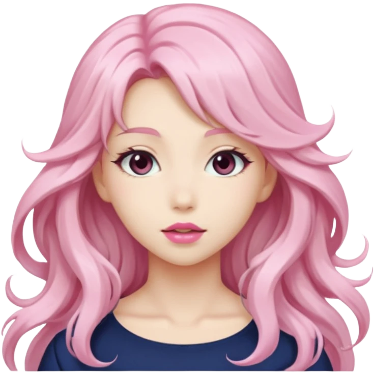 A anime girl who is a mythical emoji