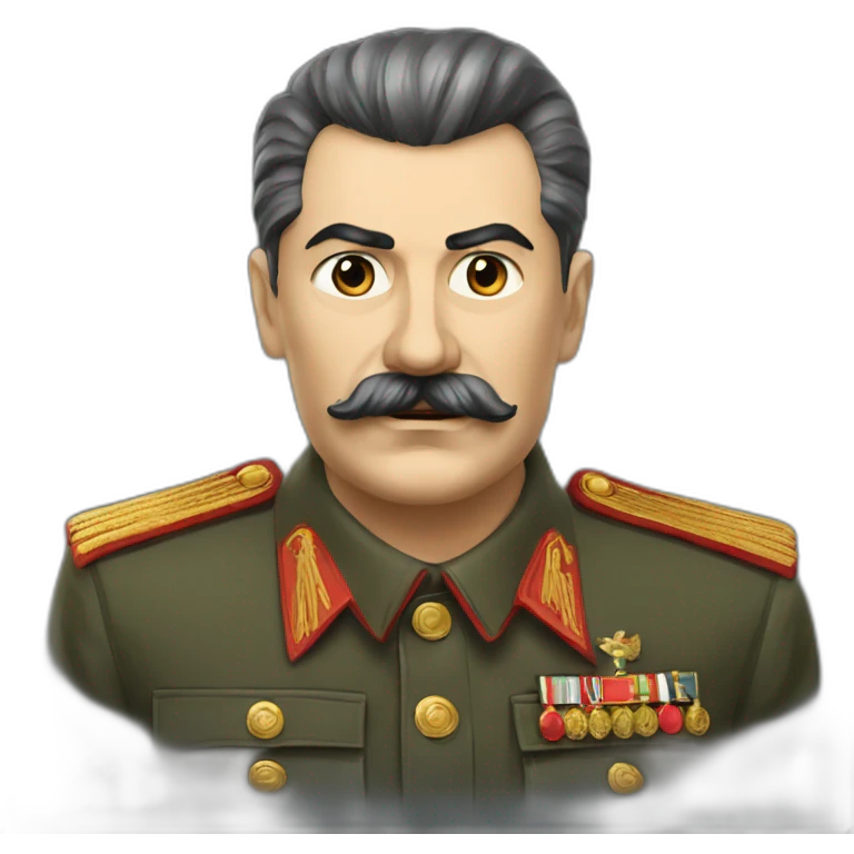 Stalin fait un salut militaire  emoji