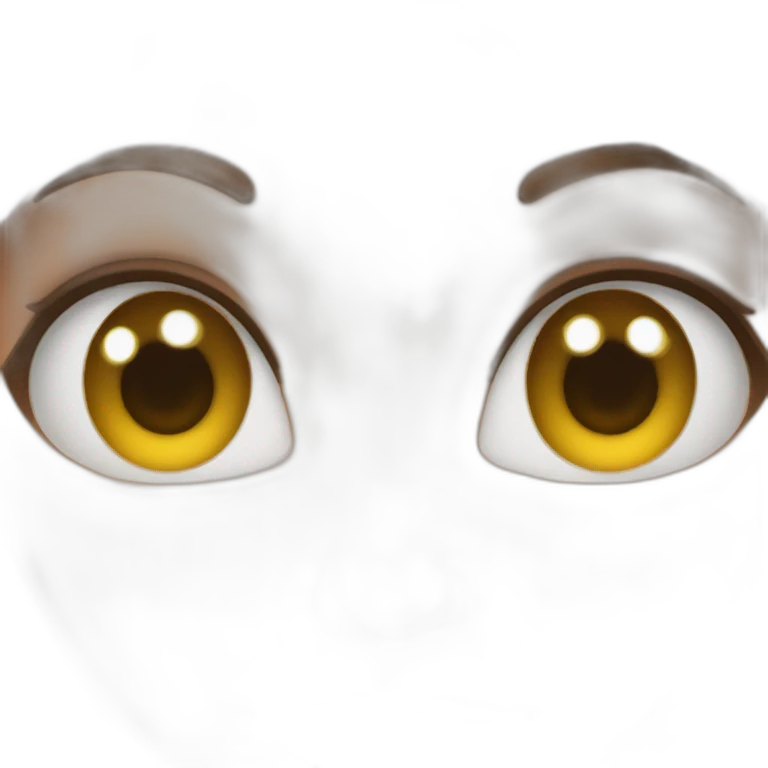 Une fille au yeux bleu emoji