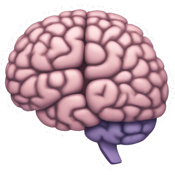 a brain emoji