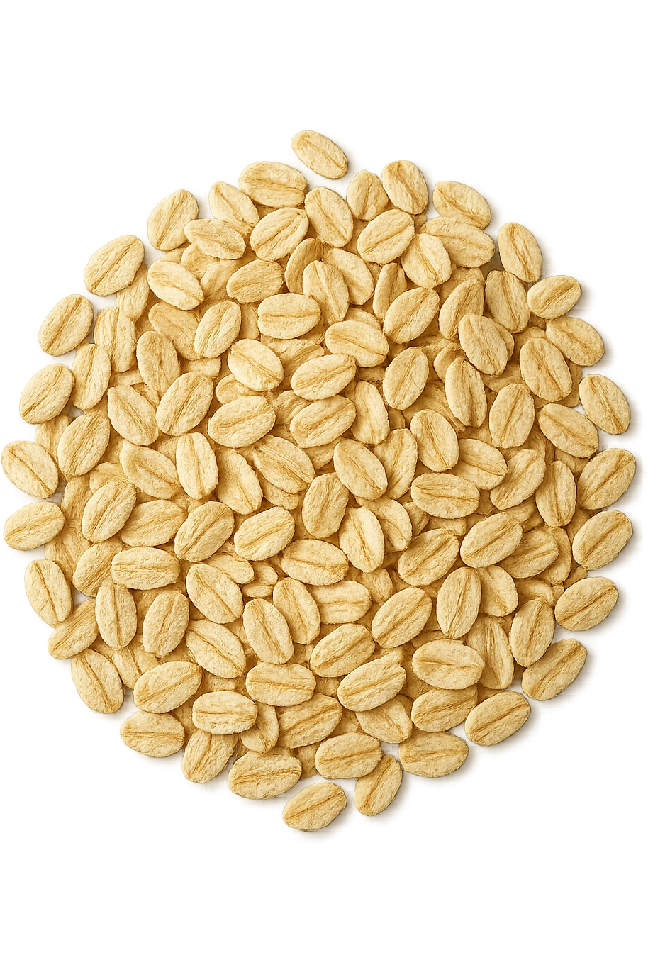fiocchi di avena, visti dall'alto, iperrealistici 4k emoji