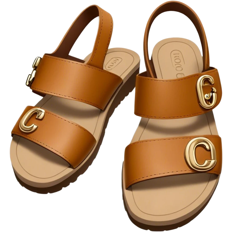Sandalias Coach emoji