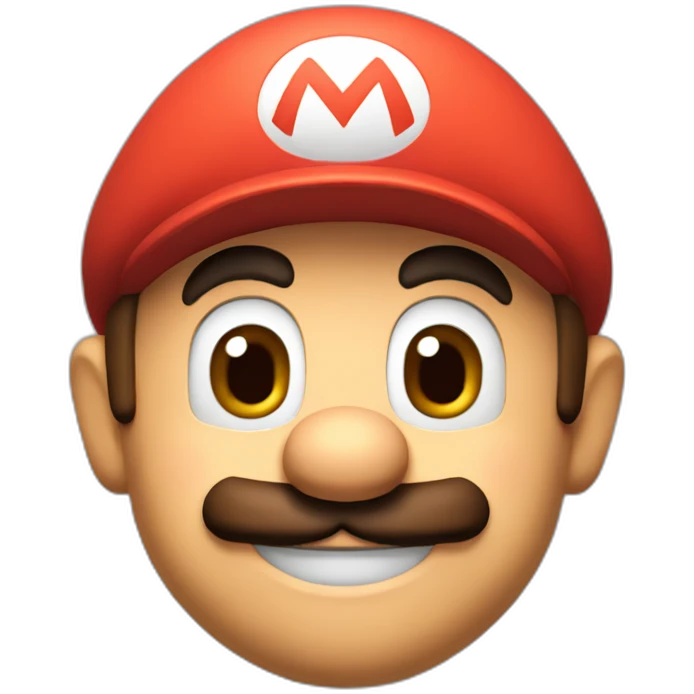 Mario saying hello emoji