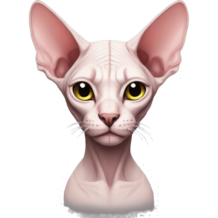 Anthro Punk Sphynx emoji