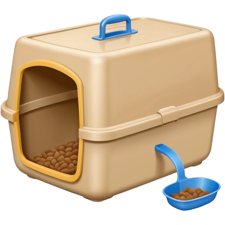 dog litter box emoji