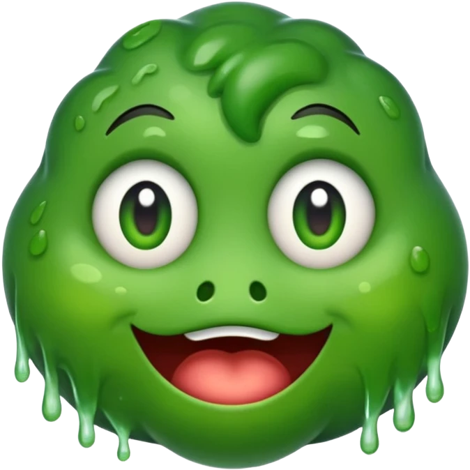 Create an regular circle emoji that is rolling his eyes and super gross emoji