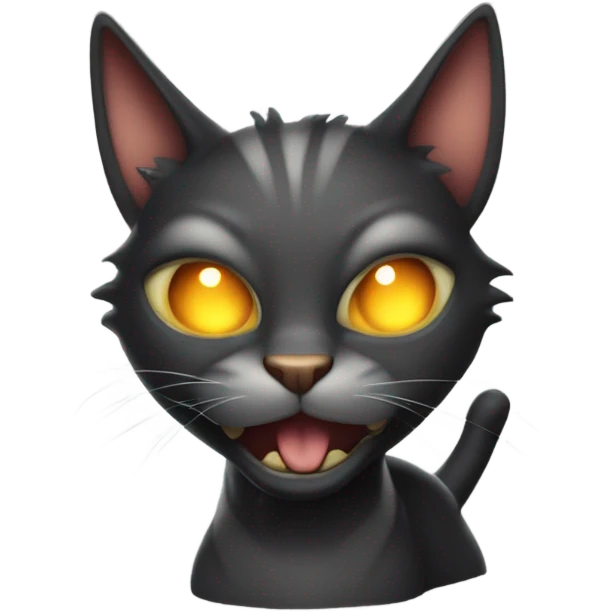 Evil cat emoji