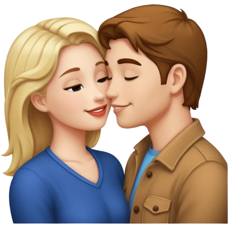 couple kissing emoji