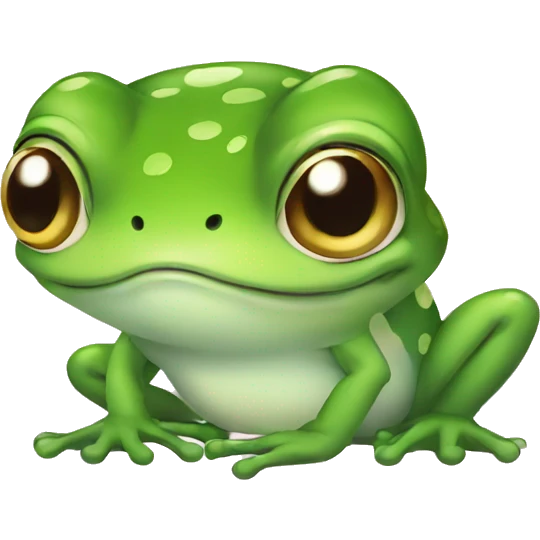 cute baby frog emoji