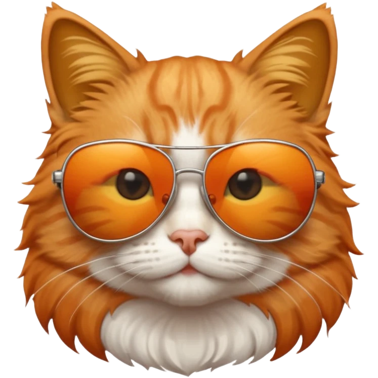 Cat wearing sunglasses emoji