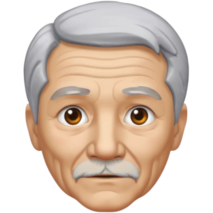 metal painted grandpa emoji