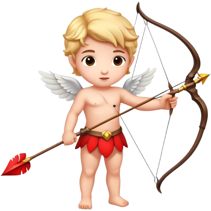 cupid with a bow and arrow emoji