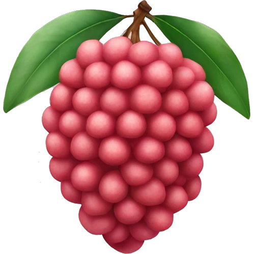Lychee emoji