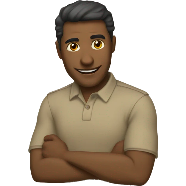 Бежевые варежки emoji