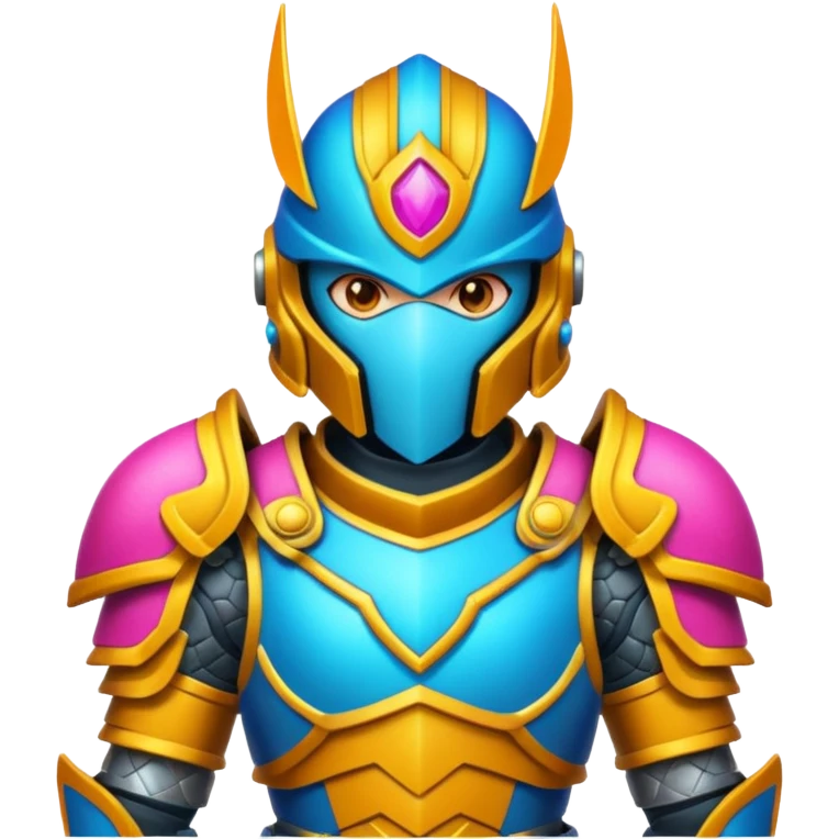 Gaming character with vibrant colors emoji