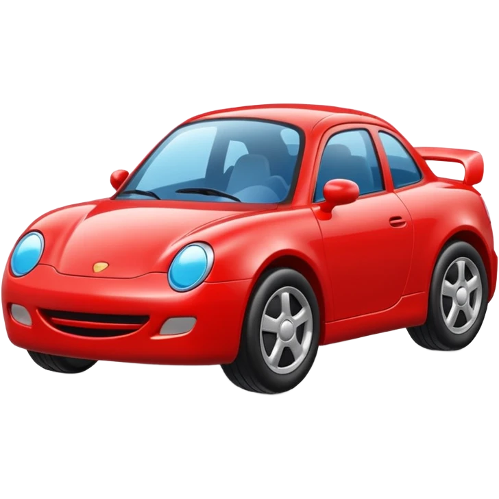 red toy car emoji