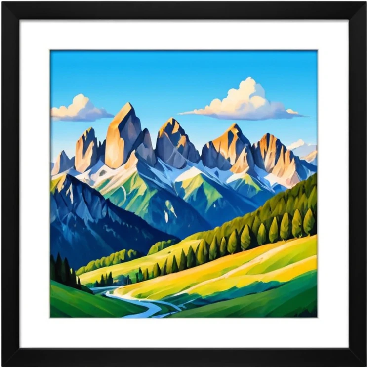 thumbnail picture mac os, painting on wall, dolomites emoji