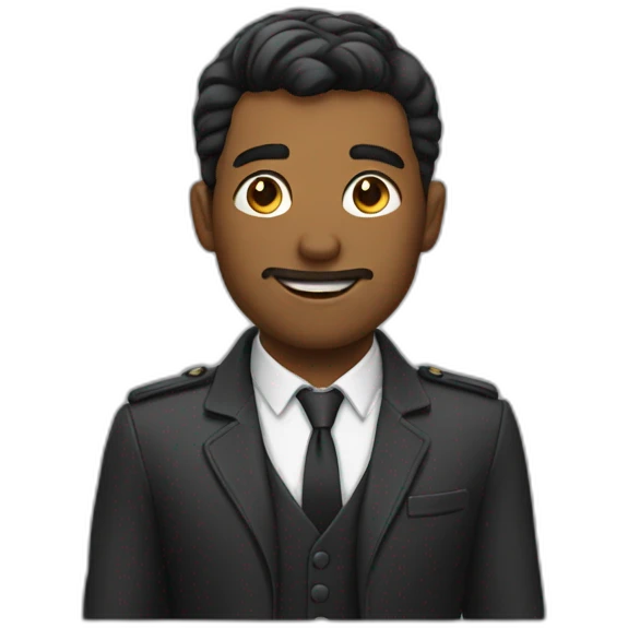 Handsome man emoji