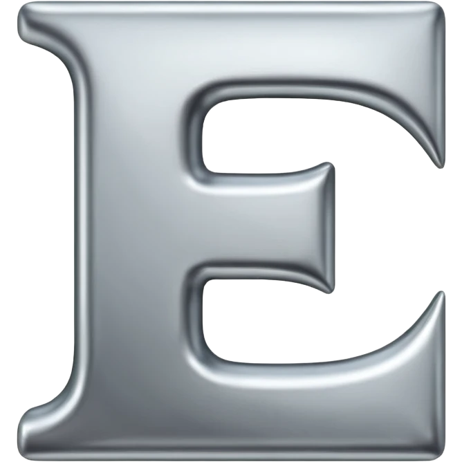 Letter E emoji