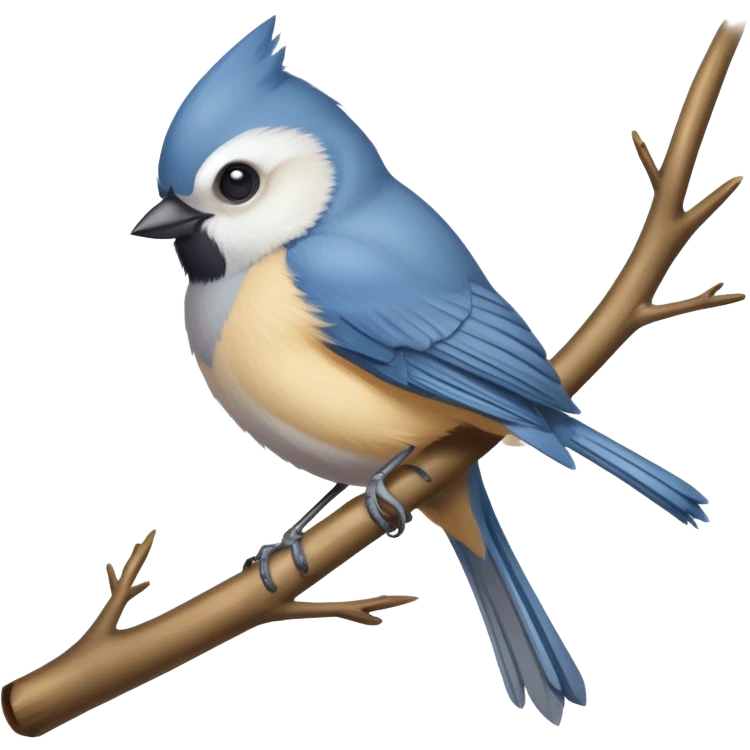 Blue titmouse emoji