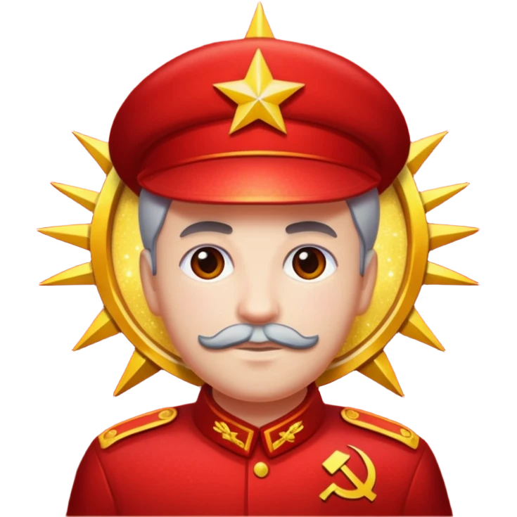 Communism sparkly emoji