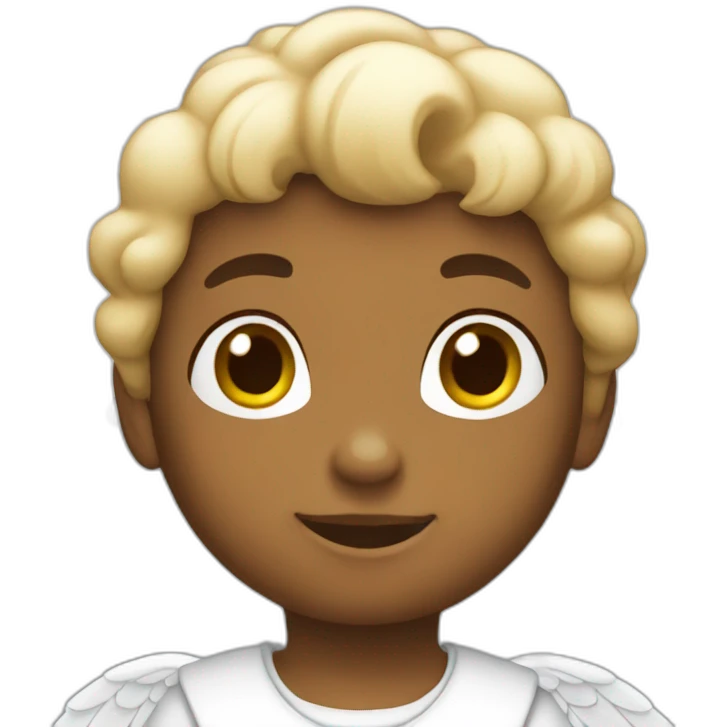 Angel cuidando emoji