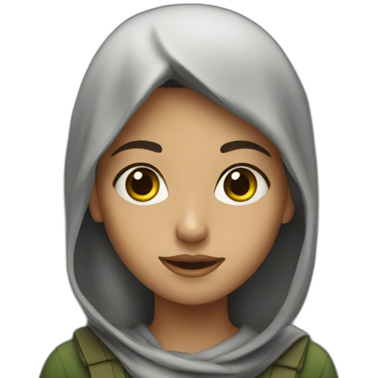 Palestin girl emoji