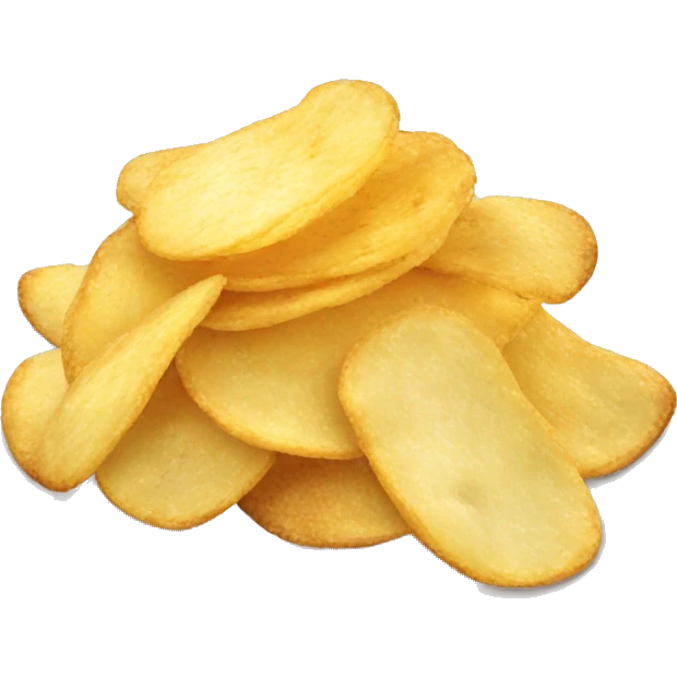 emoji for original flavour potato chips emoji