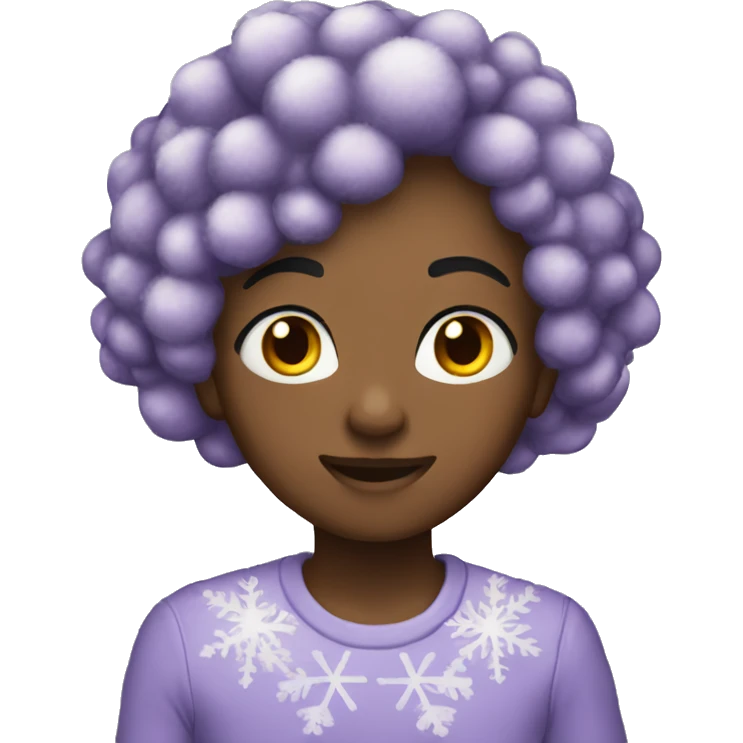 lilac christmas  emoji