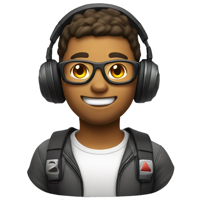 gamer having fun emoji