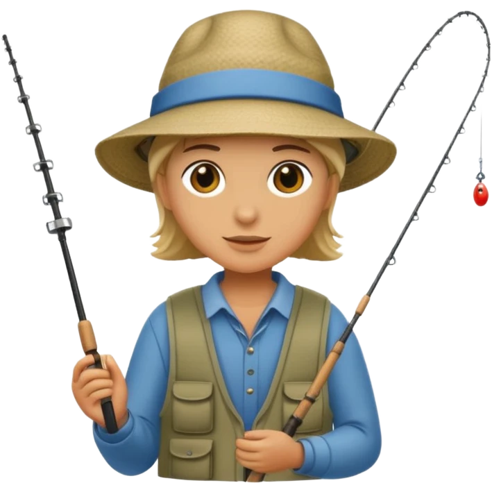 Going fishing emoji