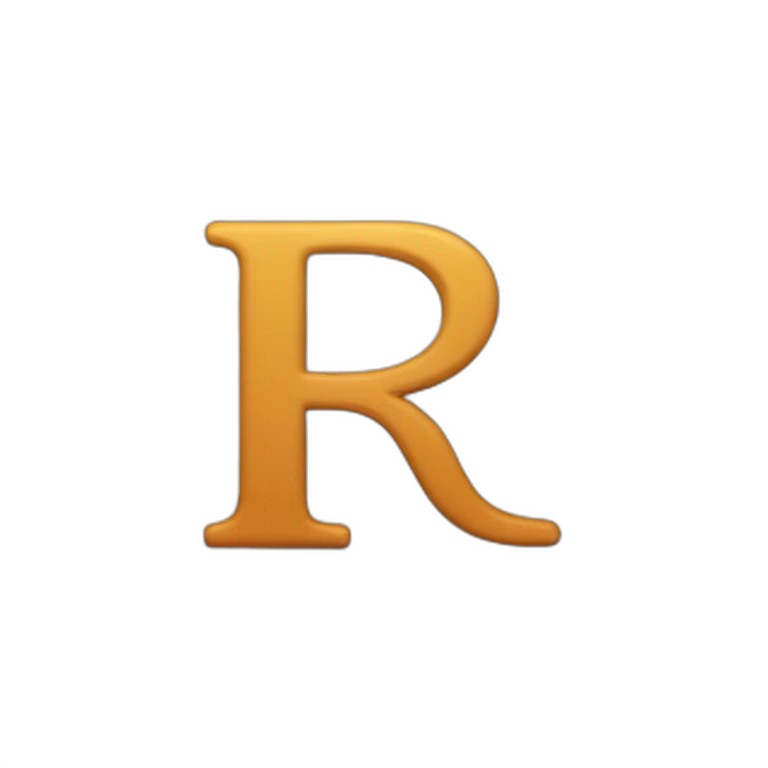 Letter r emoji