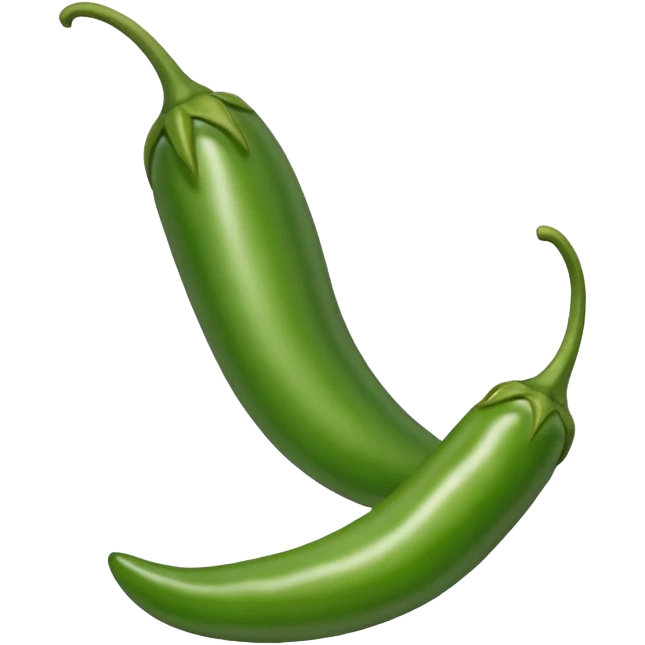 Green chilli emoji