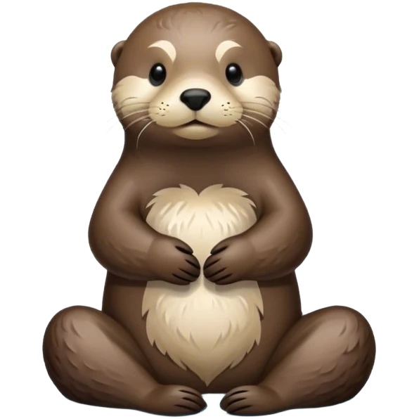 Выдра которая медитирует emoji