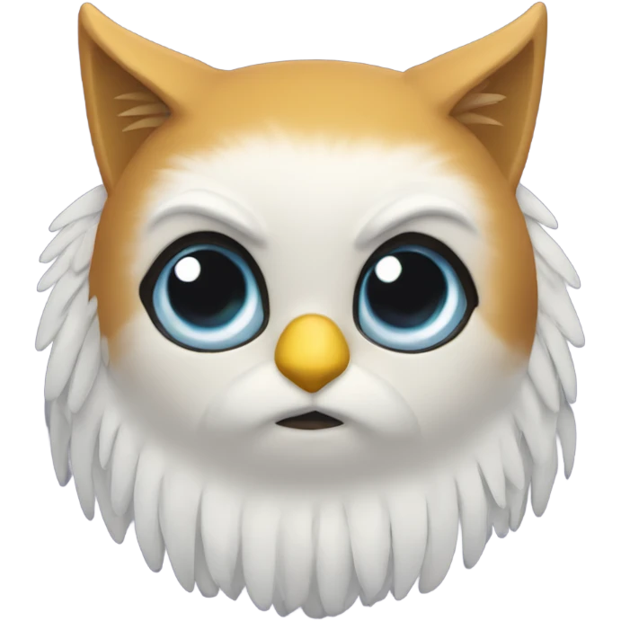 chat avec des ailes emoji