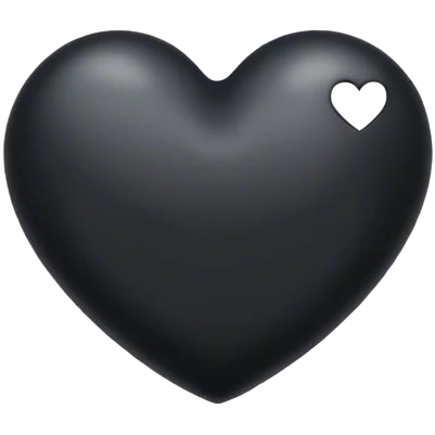 black heart emoji