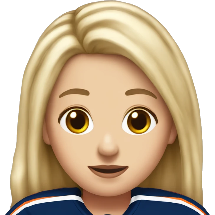 Edmonton oilers nhl female fan emoji