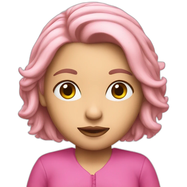 Jenni de blanco pink  emoji