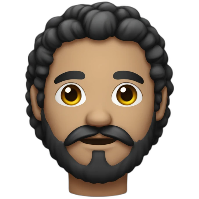 shamil' with big black beard emoji