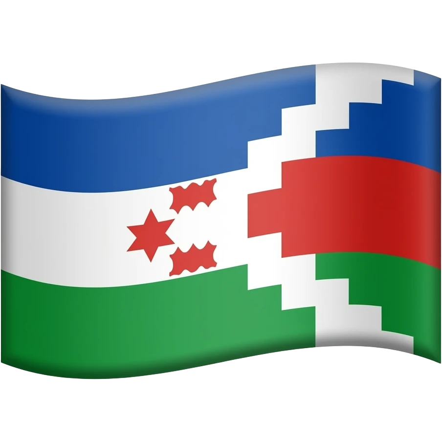 ARTSAKH flag waving emoji