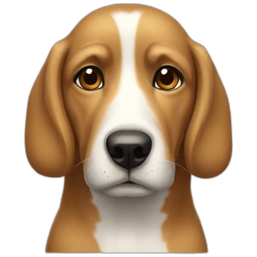 un chien emoji