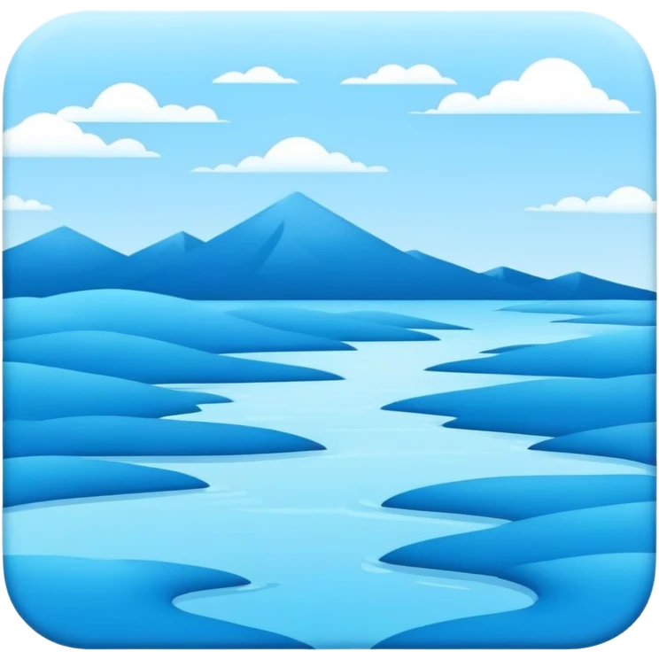 Blue Aesthetic Scenery Deco emoji