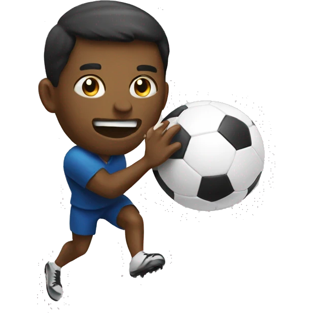 Kick ball emoji