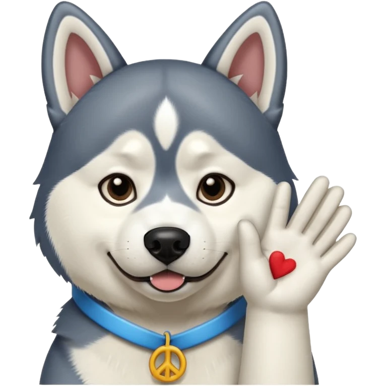 Tạo emoji của chó Husky với những biểu cảm sau: dislike) 	•	✌️ (peace) 	•	🤌 (móc mỉa) 	•	🙏 (cầu xin) 	•	😿 (năn nỉ, tội nghiệp) 	•	👊 (đấm) 	•	🤯 (vỡ não) 	•	🖕 (cà khịa kiểu ác liệt luôn) emoji