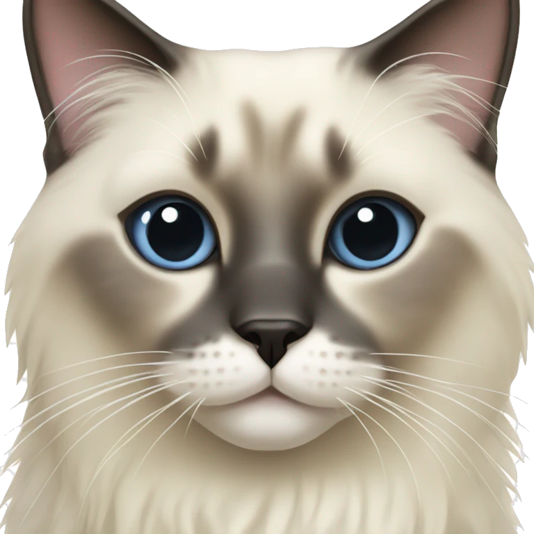 seal point ragdoll cat emoji